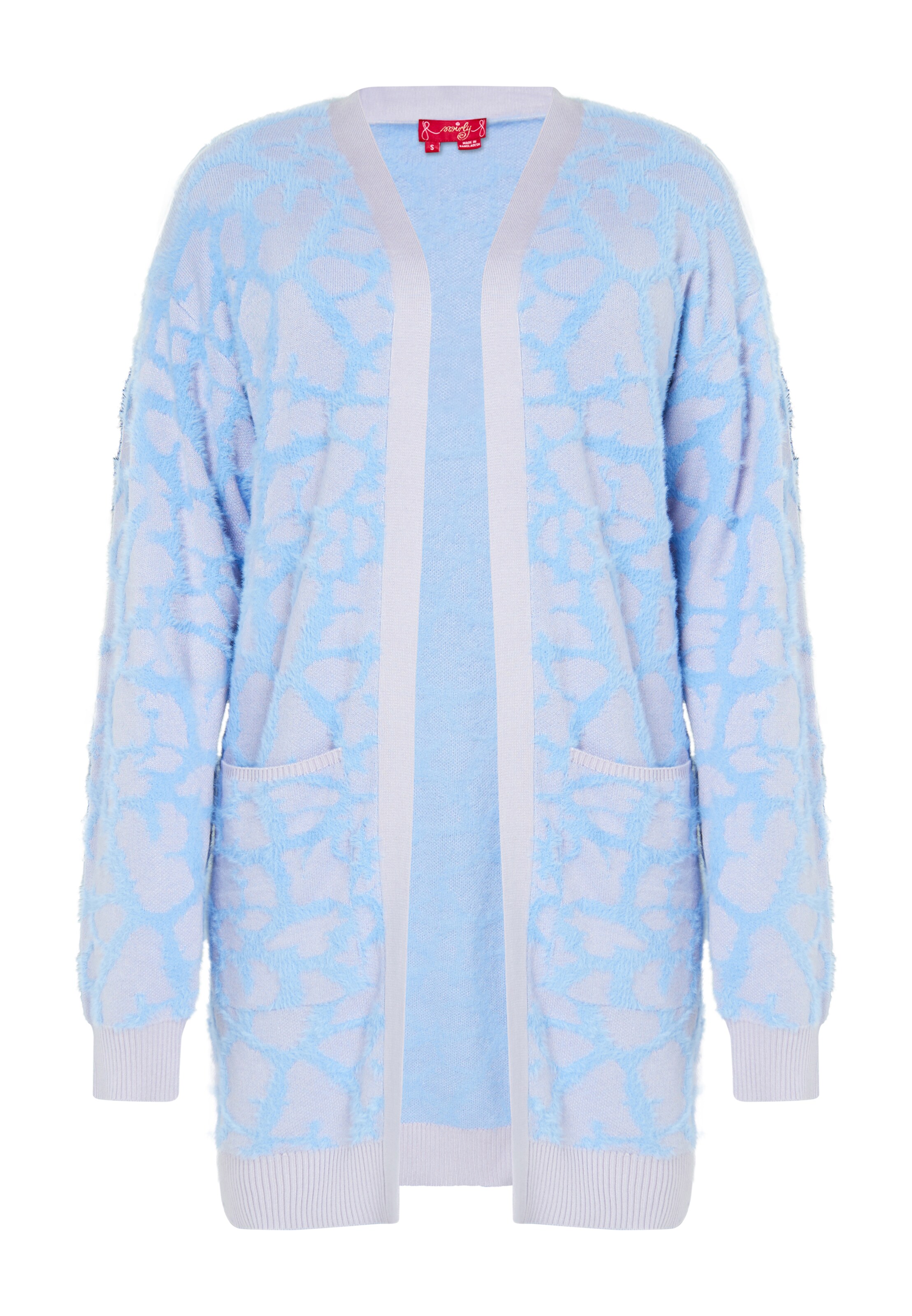 swirly Вязаная кофта в Синий: спереди