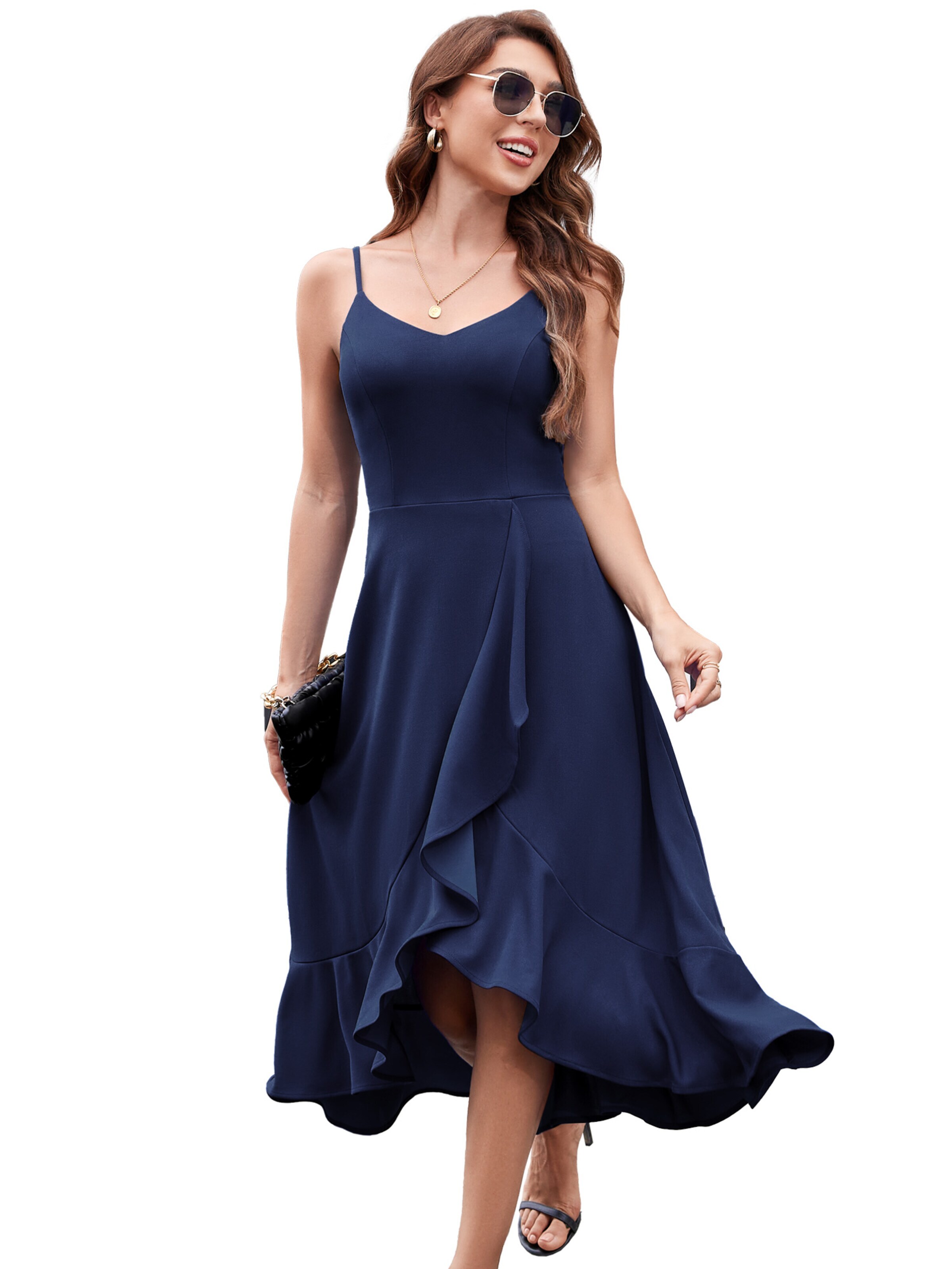 Zapaka Cocktail Dress in Blue
