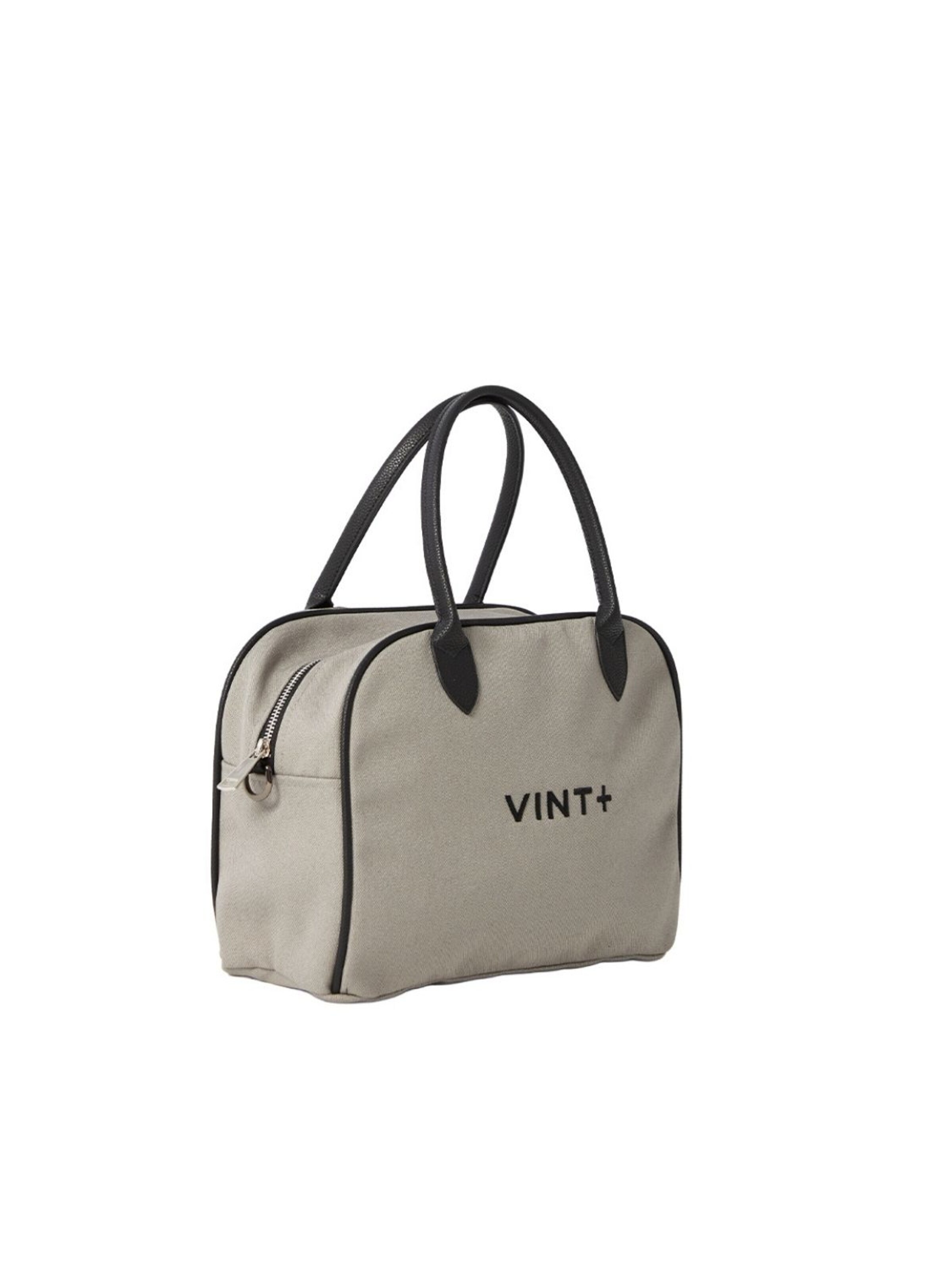 VINT+ Handbag 'Bowling Bag' in Grey