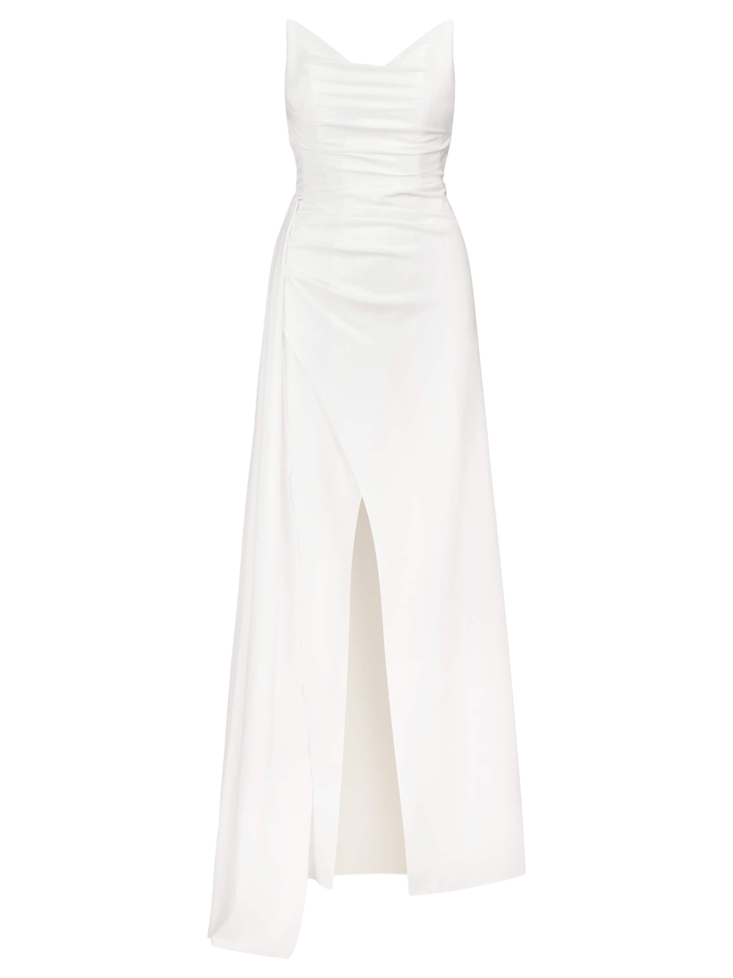 Robe de soirée Kraimod en blanc : devant