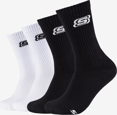 SKECHERS Tennissocken in schwarz / weiß, Produktansicht
