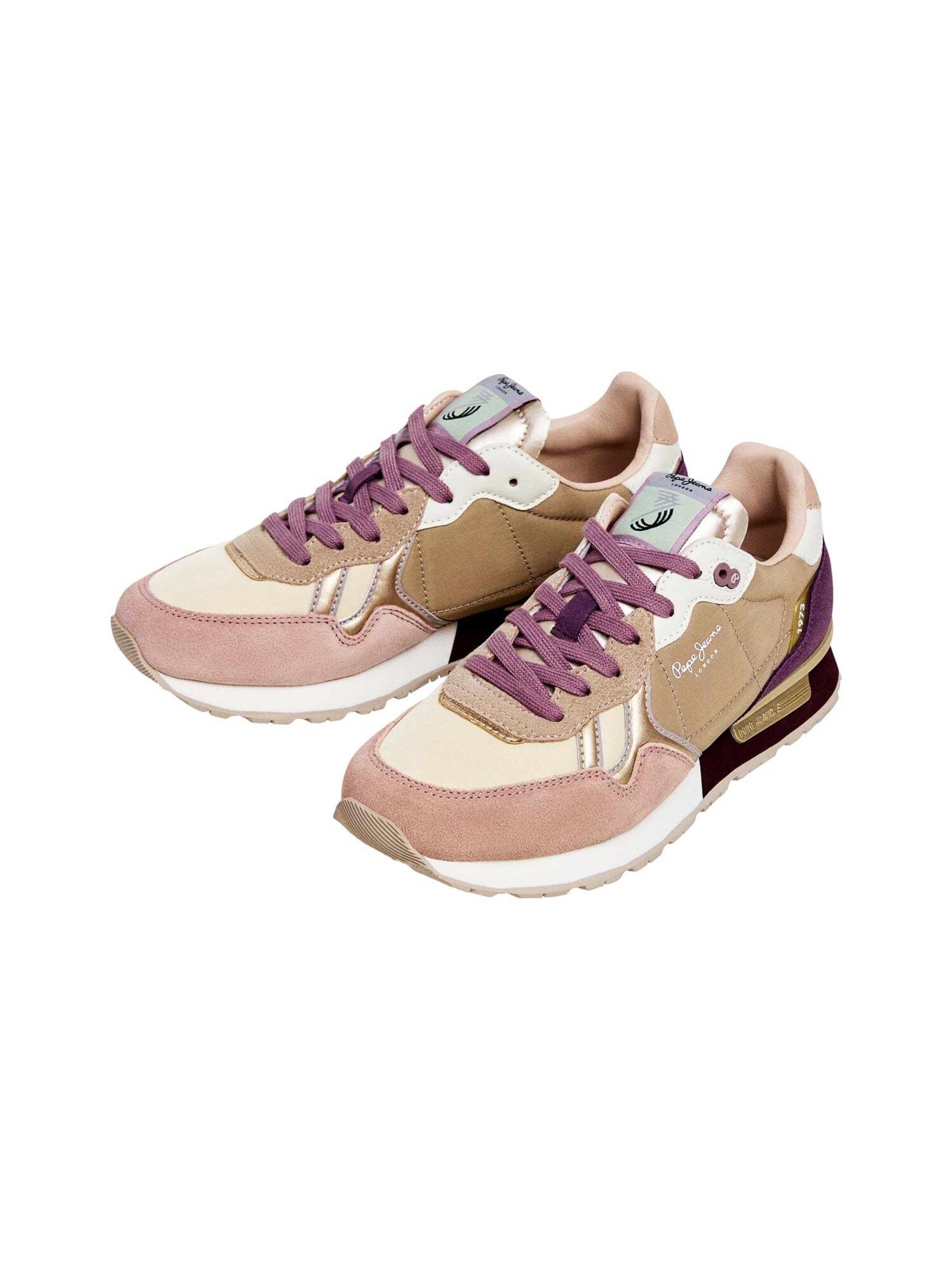 Pepe Jeans Sneakers 'Brit Back W' in Brown