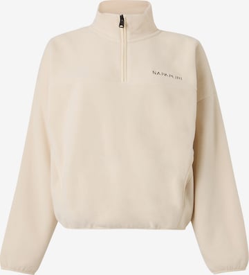 NAPAPIJRI Neulepaita 'T-AKSU' värissä beige: etupuoli