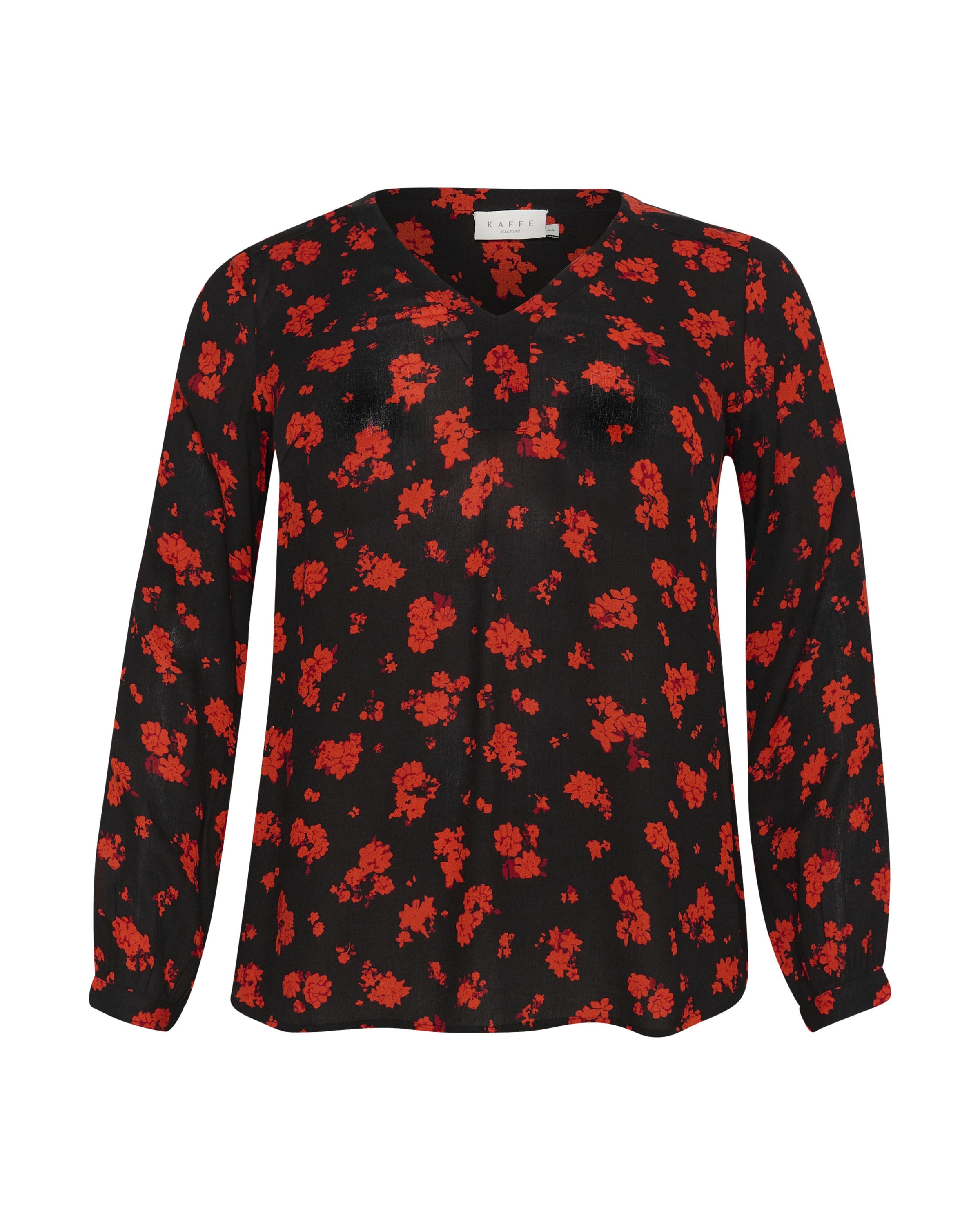 KAFFE CURVE - Blusa 'Aami' em preto: frente