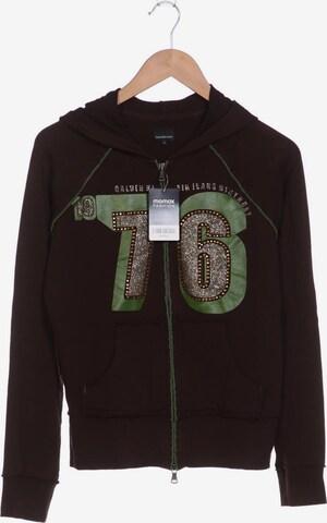 Calvin Klein Jeans Sweatshirt & Zip-Up Hoodie in L in Brown: front