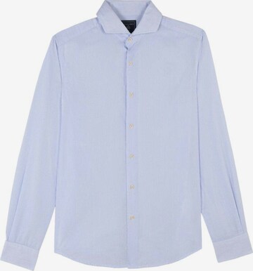 Scalpers Regular fit Button Up Shirt 'Elisee' in Blue: front