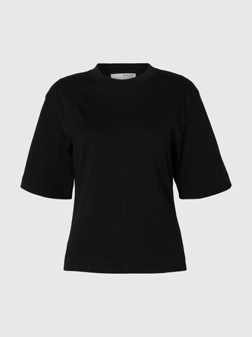 SELECTED Shirt in Black: front