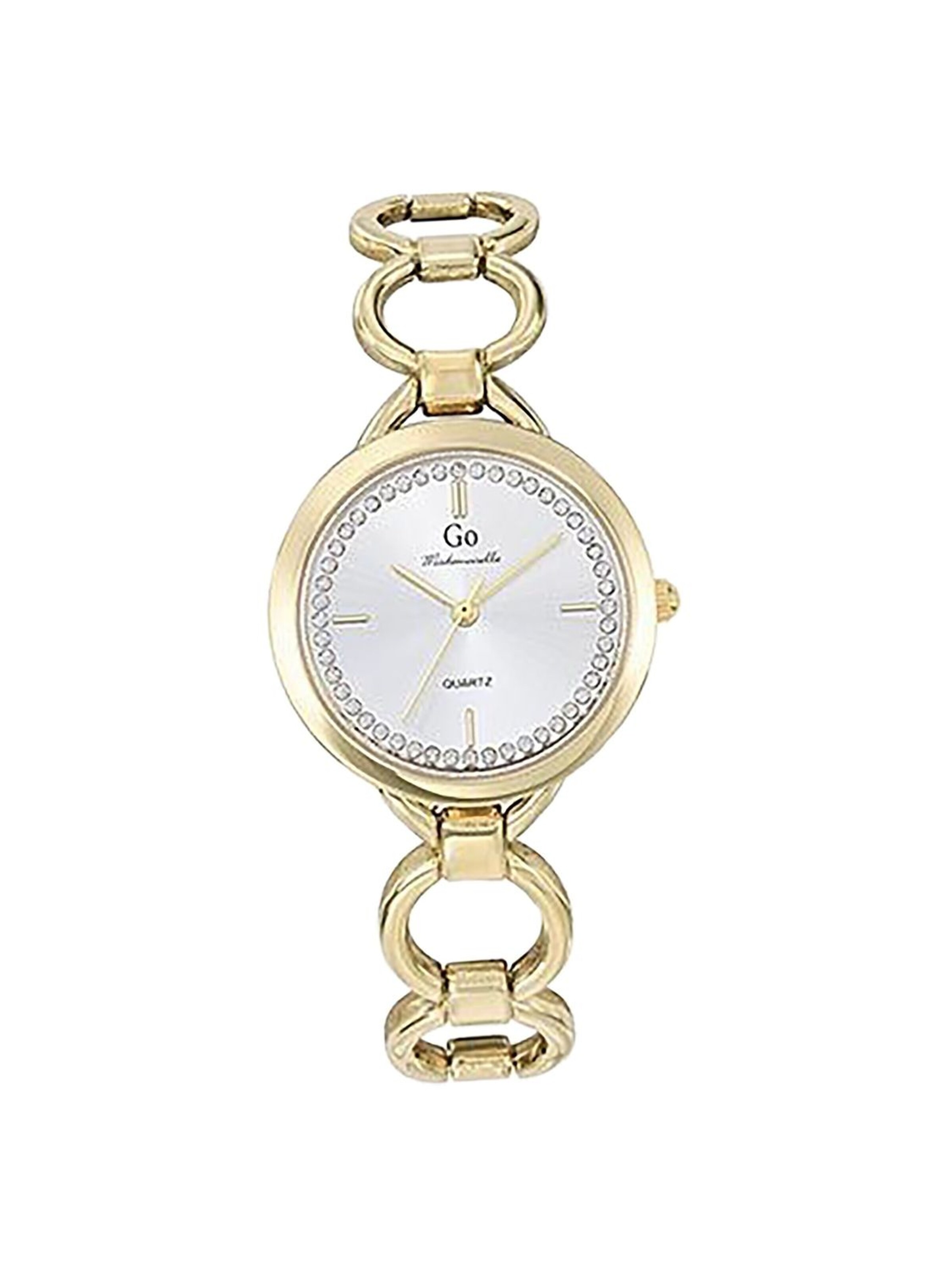 GO GirlOnly - Reloj analógico en oro: frente