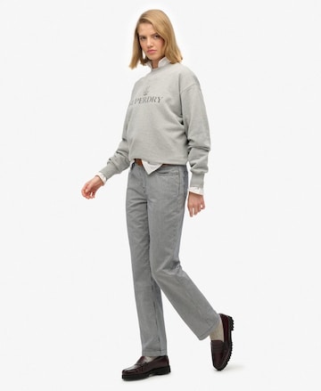Superdry Regular Broek in Grijs