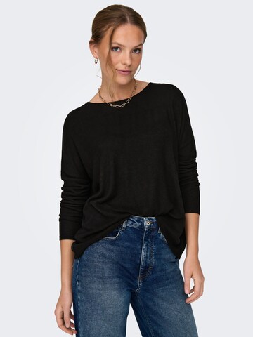 Pull-over 'KLEO' ONLY en noir : devant