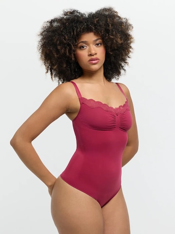 cfab - Body moldeador 'Bodysuit Sculpting Shapewear mit Lace' en rosa