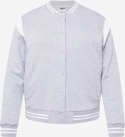 Urban Classics Chaqueta de entretiempo en gris / blanco, Vista del producto