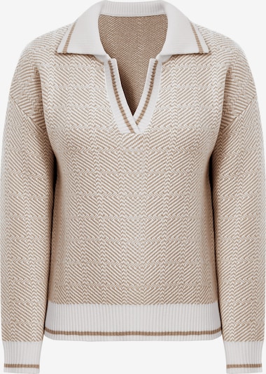 Imily Bela Jersey en beige / blanco, Vista del producto