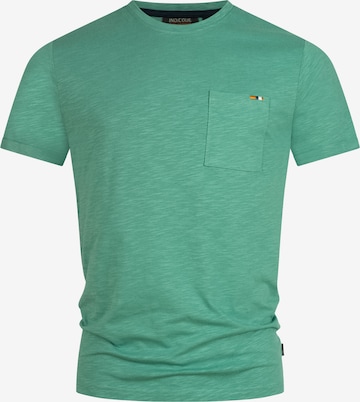 INDICODE JEANS Shirt 'Andorra' in Groen: voorkant