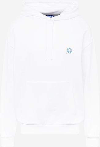 HUGO Blue Sweatshirt 'Nottyo' in Wit: voorkant