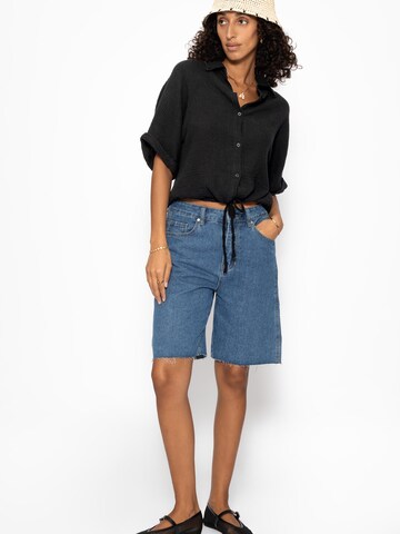 SASSYCLASSY Bluse‌‌‌‌‌‌‌‌ in Schwarz