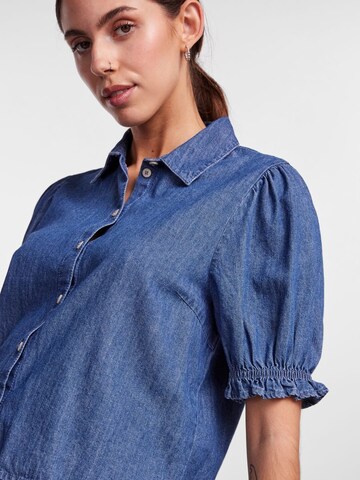 Camicia da donna 'HOPE' di PIECES in blu