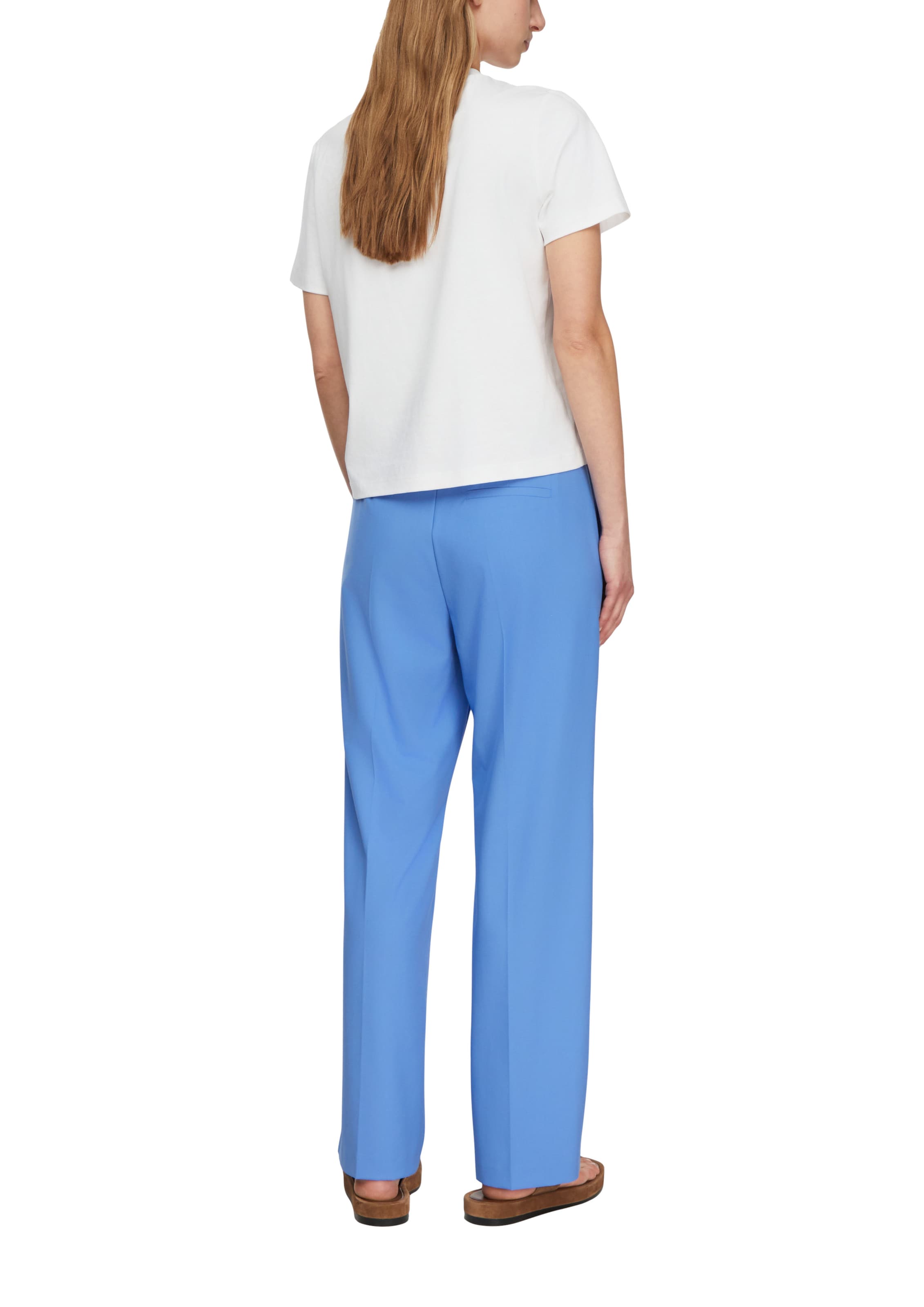 COMMA Regular Broek in Blauw