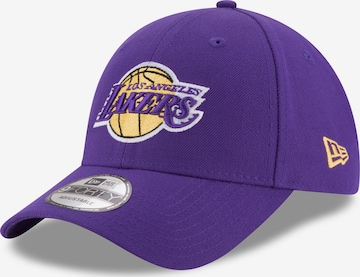 NEW ERA Cap '9FORTY NBA THE LEAGUE LA LAKERS' in Purple: front
