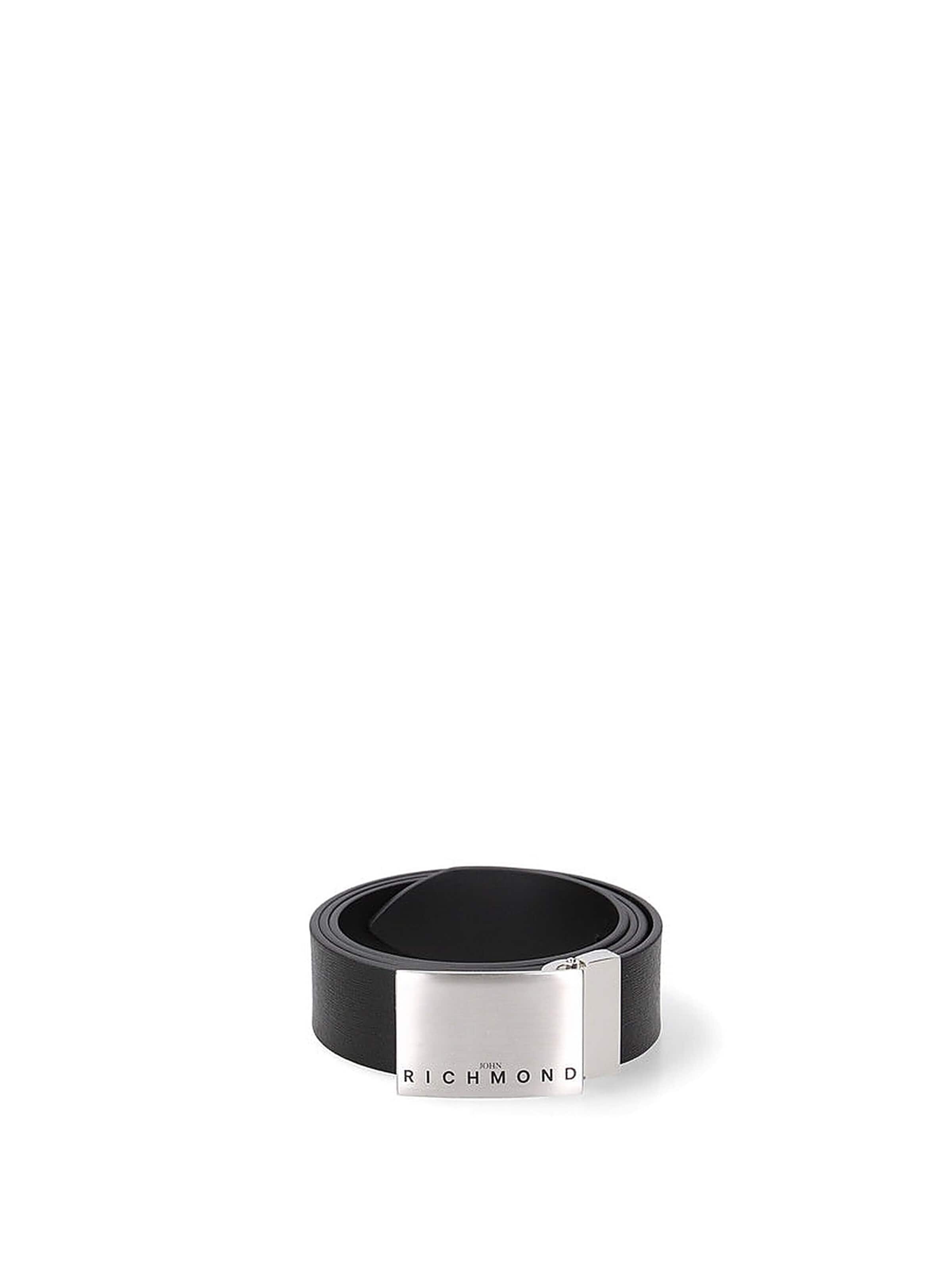 Sweat-shirt 'Men's belts' Richmond en noir : devant