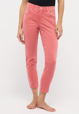 Angels Slimfit Jeans 'Ornella' in Roze: voorkant