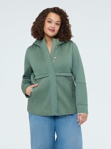 Fiorella Rubino - Chaqueta de entretiempo en verde: frente
