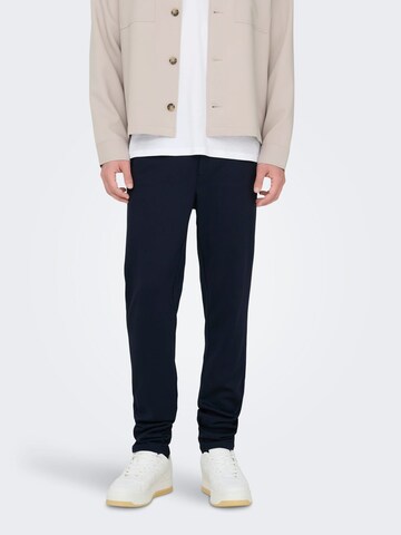 Only & Sons Baggy Broek 'Mark' in Blauw: voorkant
