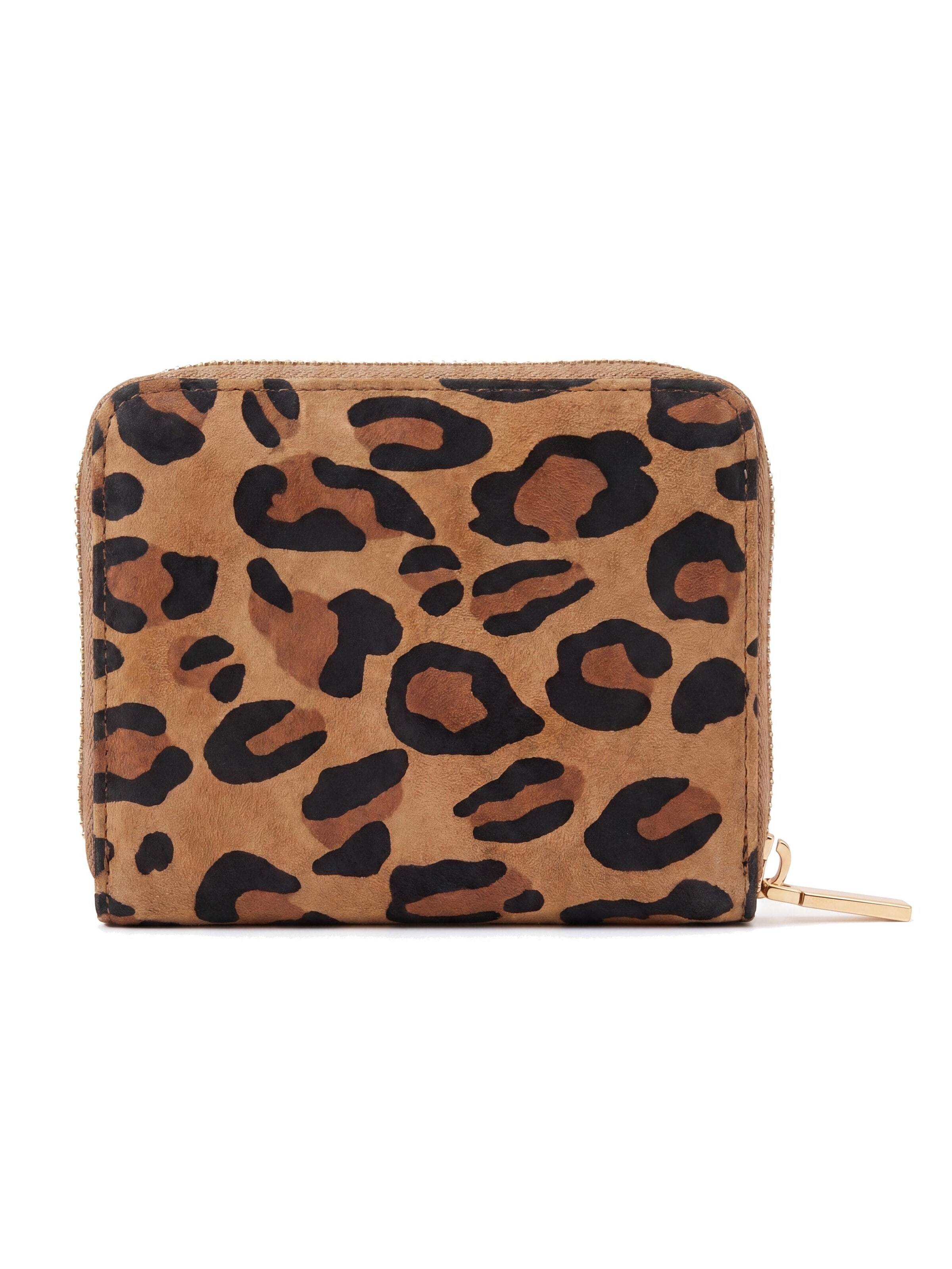 MILLYMILK® Wallet 'SAVANA SMALL' in Brown: front