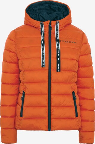 Jette Sport Between-Season Jacket in Orange: front