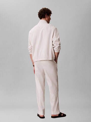 Calvin Klein Regular Trousers in Beige
