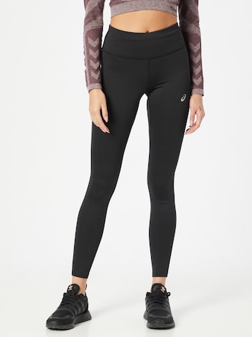 Skinny Pantaloni sport 'Core' de la ASICS pe negru: față