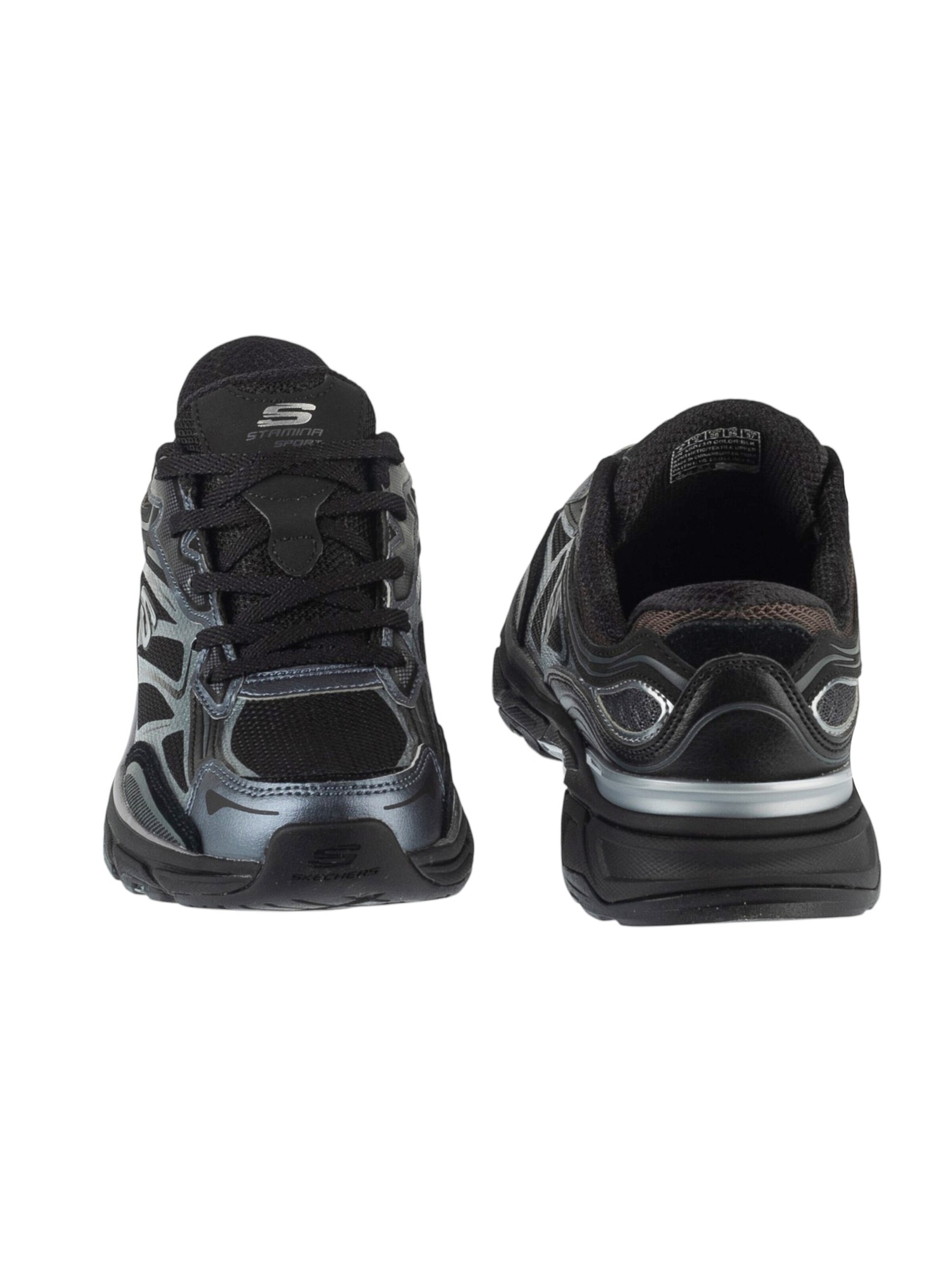 SKECHERS Sneakers laag 'Skechers Slip-Ins: Stamina Sport' in Zwart