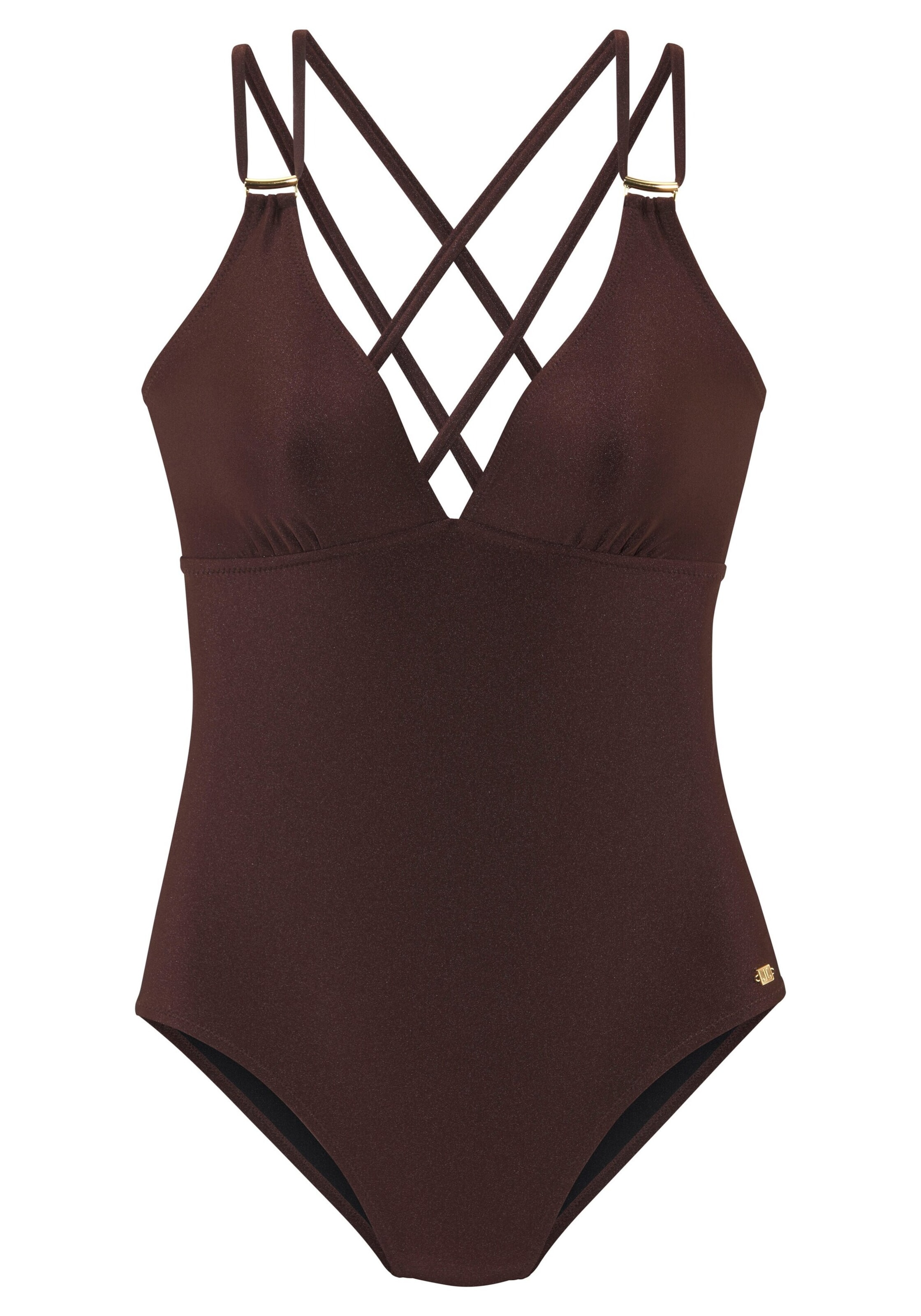 JETTE Strój kąpielowy w kolorze ciemnobrązowym, Podgląd produktu