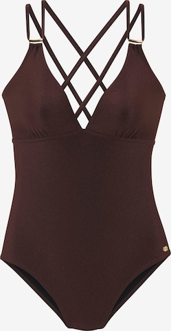 Costume intero di JETTE in marrone: frontale