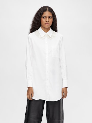 OBJECT Blouse 'Roxa' in Wit: voorkant