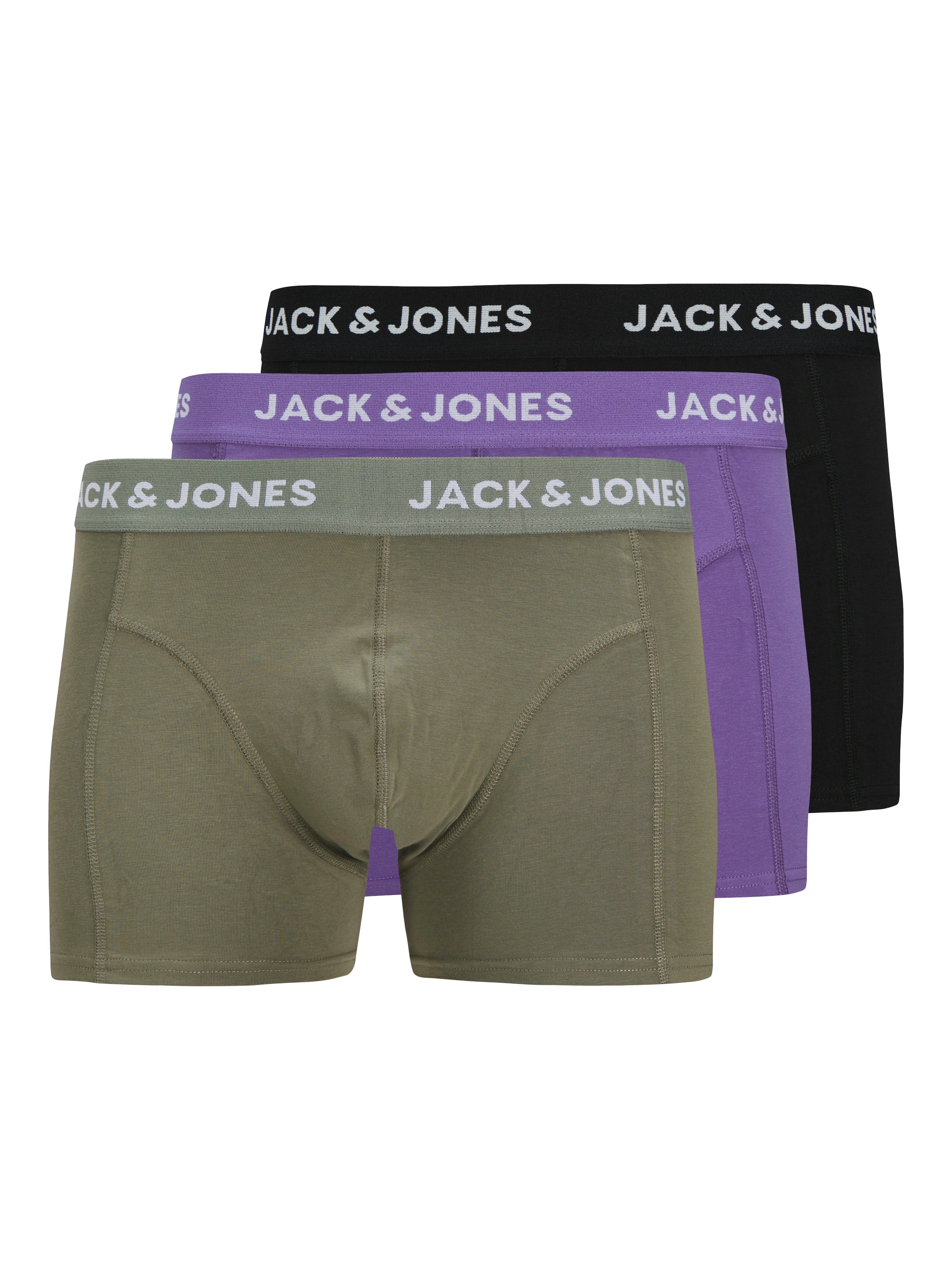 JACK & JONES Boksarice 'JACROB' | zelena barva: sprednja stran