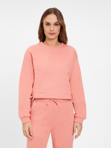 LASCANA Sweatshirt i rosa: framsida