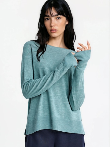 Funky Buddha Pulóver - kék: elől