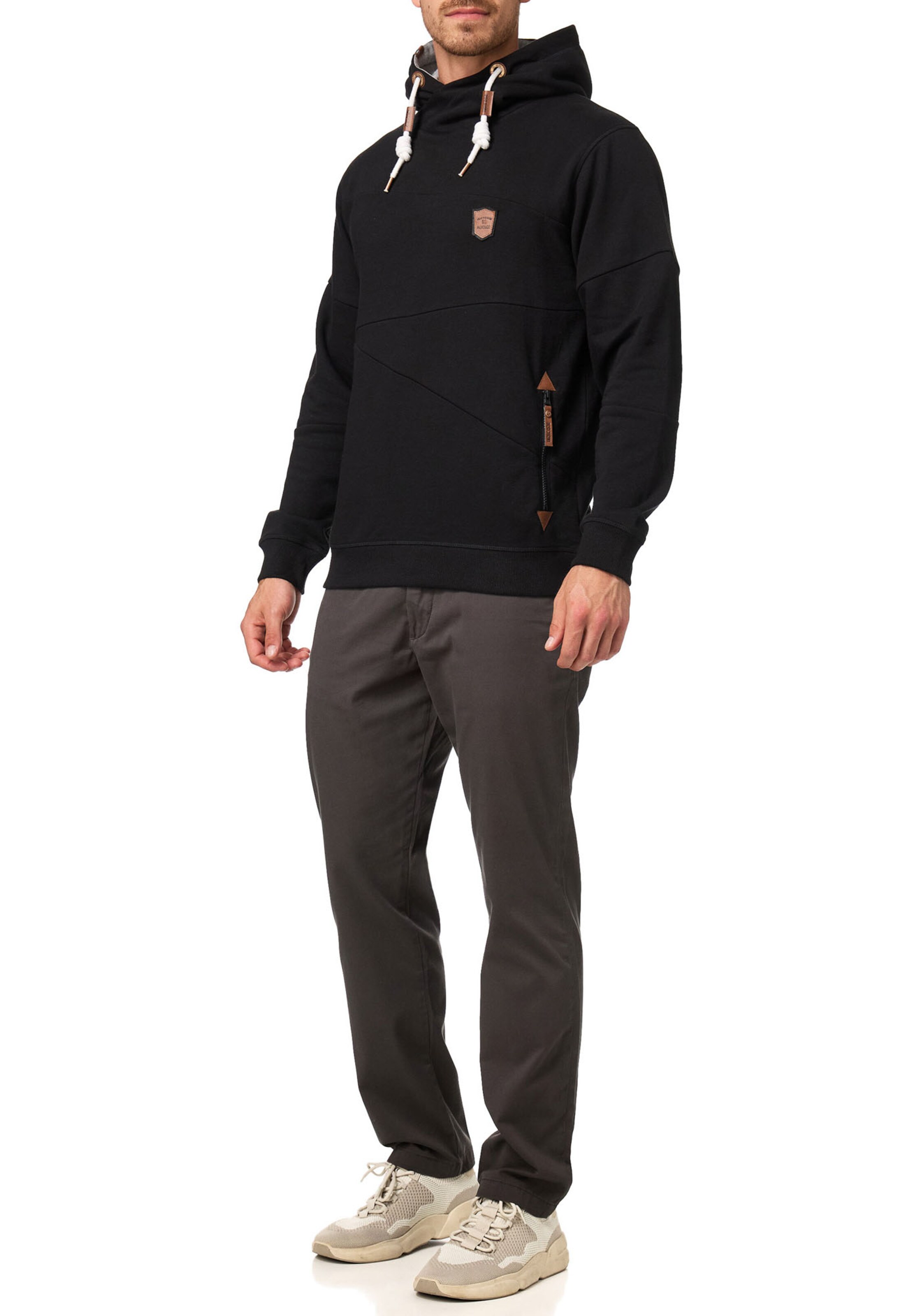 INDICODE JEANS Sweatshirt in Schwarz