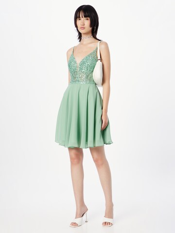 Robe de cocktail SWING en vert