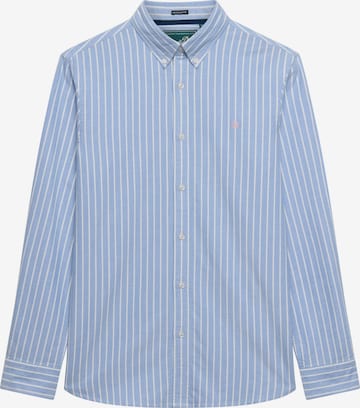 Superdry & Co Overhemd in Blauw: voorkant