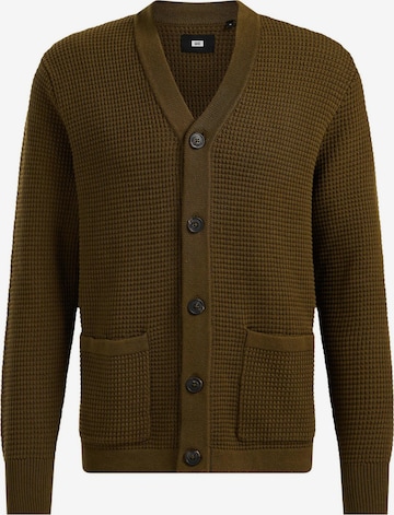 WE Fashion Knit cardigan in Green: front