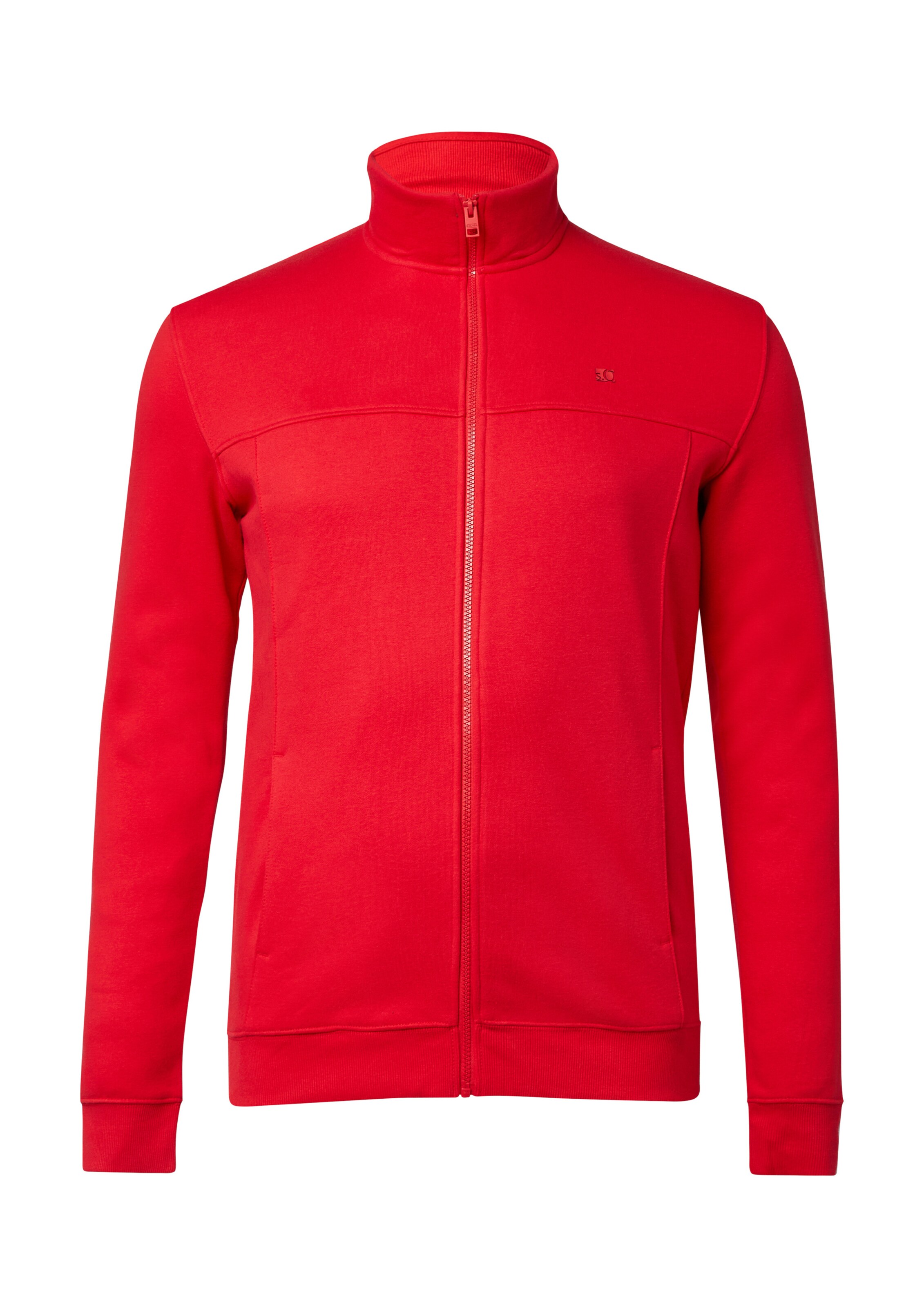 s.Oliver Sweatvest in Rood: voorkant