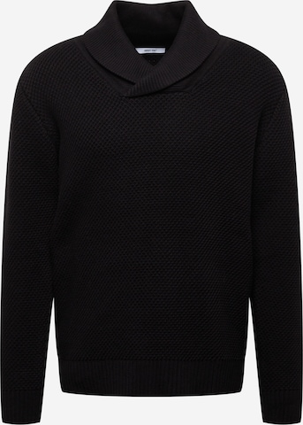 ABOUT YOU Sweater 'Albert' in Black: front