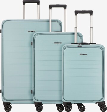 Set di valigie di Worldpack in blu: frontale