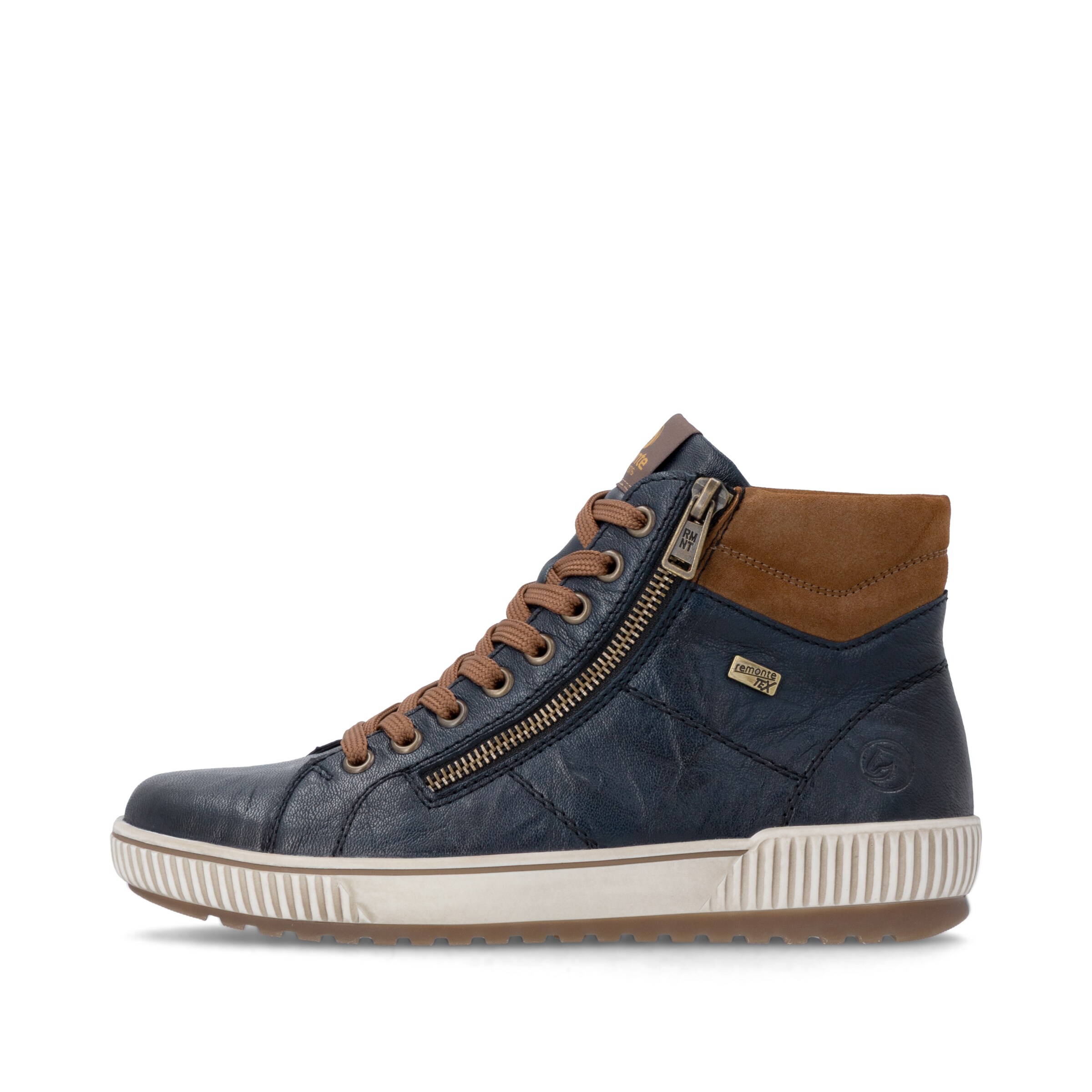 Bottines à lacets REMONTE en bleu