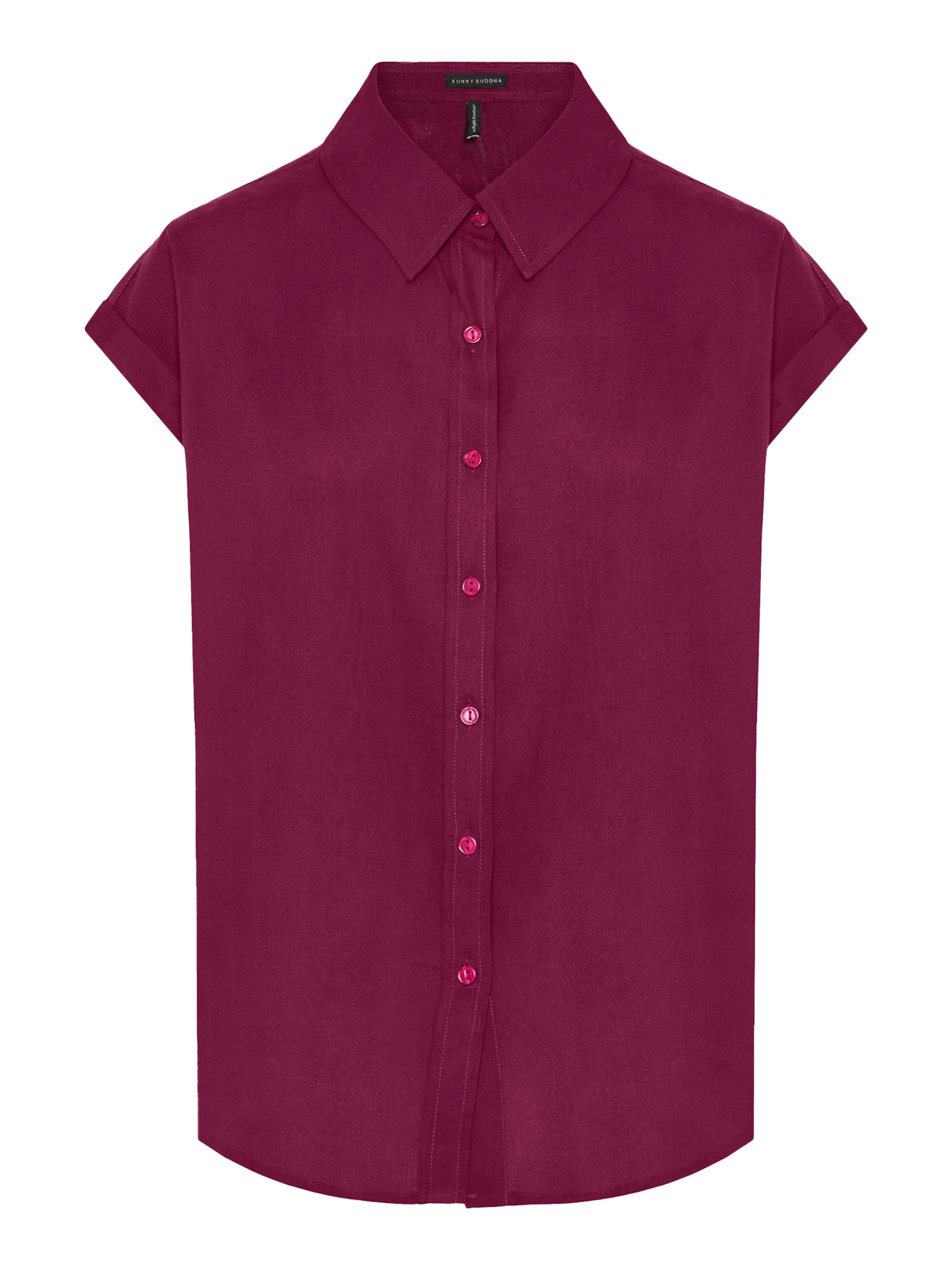 Funky Buddha Bluse in Lila: Vorderseite