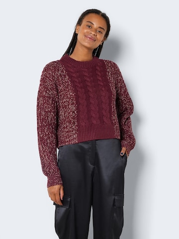 Pullover 'Lori' di Noisy may in rosso