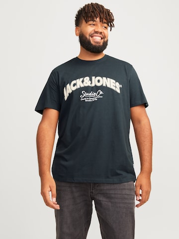 Jack & Jones Plus T-Shirt 'JORBRONX' in Grün: Vorderseite