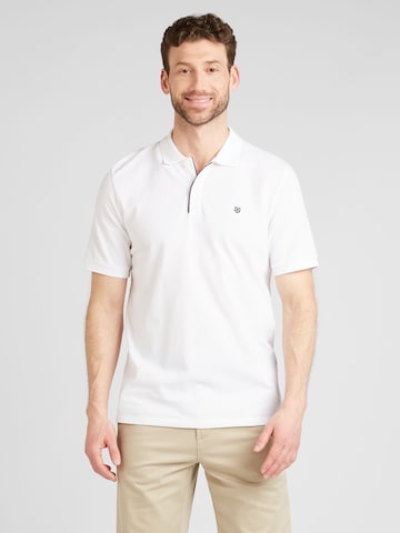 JACK & JONES Shirt 'SAINZ' in Wit: voorkant
